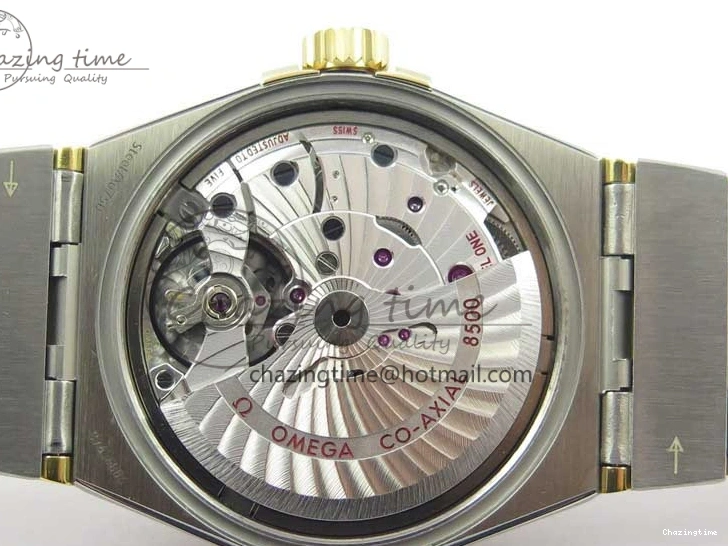 0312 Stylish Constellation 38mm SS RG VSF 1:1 Best Edition WhiteTextured Dial on SS RG Bracelet A8500 Super Clone 7921